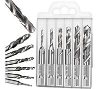M3-10m Hexagon Threaded Drill Bits hss threaded set 6 pcs