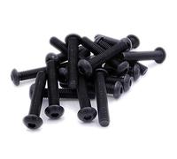 M3 (3 mm x 5 mm) Vis à tête hexagonale pour machine (boulon) - Acier noir (lot de 20)