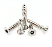 M3 6/8/10/12/14/16/18/20/25/30mm 304 A2-70 Stainless Steel Six-lobe Torx Flat Countersunk Head Screw 50Pcs(8mm)