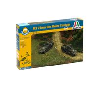 M3 75mm Moitié Track 1:72 Plastique Model Kit Italeri