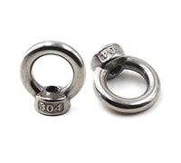 M3 Écrou à oeil en acier inoxydable 304 Écrou de bague (Pack de 20)