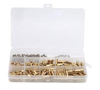 M3 Hex Standoff Spacer Brass Pillar Screw Kit | 300Pcs Motherboard Fastener Hardware | Long - lasting Zinc - Plated Iron/Brass Material | Tarnish Protected