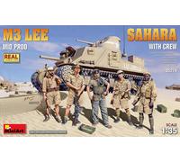 M3 Lee Mid Prod. Sahara Avec Équipage 1:35 Kit De Modèle En Plastique MINIART