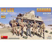 Maquette Char M3 Lee Mid Prod. Sahara W/crew |miniart|35274| 1:35 Maquette Char
