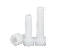 M3-M12 Black Nylon Hex Bolt, DIN912 Socket Cap Head Plastic Screw 5-120mm(40mm,2pcs M10)