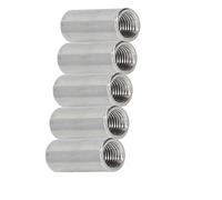 M3 M4 M5 M6 304 Extension en acier inoxydable colonne ronde Joint écrou de couplage connecter vis écrou 5 pièces 5pcs M5*10 * 6