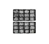 M3 M4 M5 M6 Cross Recessed Truss Head Self-tapping Screw Steel Phillips Pan Head Wood Screw NWPNLXEA(W SET,5 BOXES)