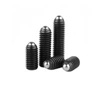 M3 M4 M5 M6 M8 M10 M12 304 acier inoxydable, douille hexagonale, ressort, piston à bille, vis de réglage, boulon noir de qualité 12.9(Grade 12.9 steel,30MM_M6(10PCS))