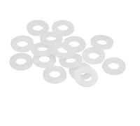 M3 M4 M5 M6 M8 M10 M12 M14 M16 M18 M20 rondelle en plastique blanc, joints d'espacement plats, bague d'étanchéité(M5x14x0.8-50pcs)