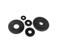 M3 M4 M5 M6 M8 M10 M12 M14 M16 Non-standard Black Carbon Steel Large Size Oversize Big Wider Flat Washer Plain Gasket Facile à Utiliser(5pcs M6x24x3)