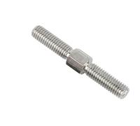 M3 M4 M5 M6 M8 M10-M16 304 Acier Inoxydable Gauche Droite Filetage Double extrémité Tige filetée Positive négative Filetage Barre Goujon vis boulons(90mm,M5-1pcs)