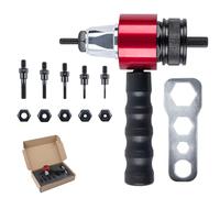 M3-M8 electric rivet adapter kit, Drill rivet attachment, rivet nut drill adaptor tool kit, Cordless Rivnut Tool for Car RV Repair & Metal Working (M3-M8)