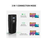 M3 Scanner de Codes à Barres Portable 1D 2D 2.4G Lecteur D'Image D'Écran de Code QR Sans Fil pour Matrice de Données PDF417