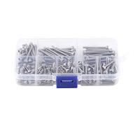 M3 Screw Kit M3 Socket Head Screws 160PCS with Box Metric Screw Assortment for Home and Office Appliance Communication Equipment Ship Assembly