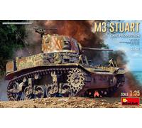 M3 Stuart. Production Tardive 1:35 Kit De Modèle En Plastique MINIART
