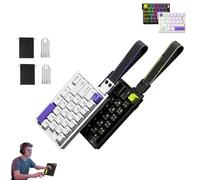 M30 He Wired Magnetic-Switch Gaming Keyboard, E-Sports Performance Wired Mechanical Keyboard, 30% Compact Layout, 8k Returns, RGB Backlit, Ultra-Low-Latency, E-Sport Gaming Accessories (Black + White)