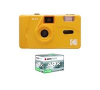 KODAK M35 - Appareil Photo Rechargeable 35mm, Objectif Grand Angle Fixe, Viseur optique , Flash Integre, Pile AAA Yellow G