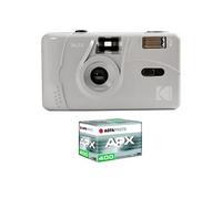 KODAK M35 - Appareil Photo Rechargeable 35mm, Objectif Grand Angle Fixe, Viseur optique , Flash Integre, Pile AAA Marbre Grey G