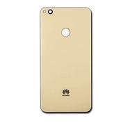 m365 Cache Batterie Coque vitre arrière pour Huawei p8 Lite 2017 Dore