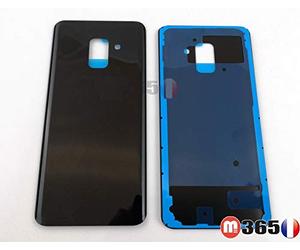 m365 Cache Batterie Noir Coque arrière pour Samsung A8 Plus 2018 SM A730 A730F a730 A8+