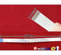 m365 Nappe 10 pins Universel Nappe Standard 20cm / Largeur 1.1cm connecteur en opposée