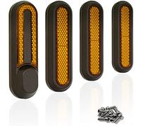 M365Lyon - 4 Caches vis en Plastique Roue pour Trottinette Xiaomi M365 Pro Essential 1S et Pro2 (Jaune)