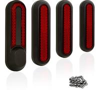 M365Lyon - 4 Caches vis en Plastique Roue pour Trottinette Xiaomi M365 Pro Essential 1S et Pro2 (Rouge)