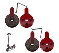 [M365Lyon] Plaquettes de frein compatible avec Trottinette électrique Kukirin G2 Max / G2 pro Dualtron Togo/Hitway H5 Urbanglide AllRoad (4 Plaquettes)