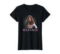 M3GAN 2.0 Face of Fear T-Shirt, Femme, Noir, 3XL