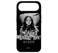 M3GAN You Should Probably Run Vintage Poster Style Coque pour iPhone Air
