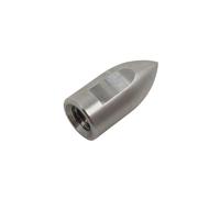 M4.76 Threaded Nose Cone Spinner, Left-CCW/Right-CW, Multiple for RC Boat Hard Shaft(M4.76-D8mm-LEFT)