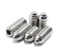 M4 à ressort Douille hexagonale Boule point sans tête de vis en acier inoxydable 20 pcs