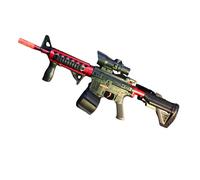 M4 Gel Blaster Arme jouet Soft Blaster Pistolet jouet avec embouts et billes de gel Action en extérieur Cadeau pour enfants