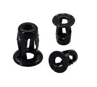 M4 M5 M6 M8 Jack écrou Rivet écrous insérer vis d'expansion pétale forme panneau métallique licence fixer serrure pince Rivnut Rivets Kits(Nut Only(Black),M6x20(10Pcs))