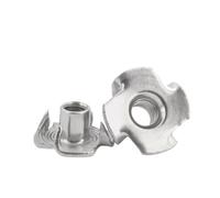 M4 M5 M6 M8 M10 1/4-20 5/16 3/8 304 écrou à quatre griffes en acier inoxydable, écrou de haut-parleur, écrou en T, écrou de meuble à dents aveugles(M42)