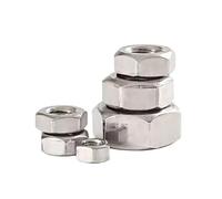 M4 M5 M6 M8 M10 M12 M14 M16 M18 M20 M22 M24 304 acier inoxydable filetage fin hexagone écrou hexagonal pas 0.5/0.75/1.0/1.25/1.5/2.0 Mm(M12x1.0-2pcs)