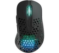 M4 Wireless, Souris De Gaming Ultralégère Sans Fil, Optimisé Pour L¿Esport Radio 2,4 Ghz, Rétro-Éclairage Rgb, Souris Ergonomique, Adaptable Pour Droitiers Rechargeable, Noir