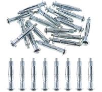 M4 x 38 Pince Cheville Molly Molly a Metallic (Pack de 25) Expansion - Zinc passivé pour corrosion résistance (38mm de Long) M4x38