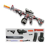M416 Pistolet Jouet En Plein Air Électrique Blaster Tir Sport Gel Balle Tirer Été Balle D'eau Jouets Pour Interactif Parent Enfant Jeu - Type Black Red