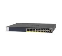 NETGEAR M4300-28G-PoE+(1000W)/US/EMEA Géré Gigabit Ethernet (10/100/1000) Connexion Ethernet, supportant l'alimentation via ce port (PoE) 1U Noir