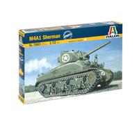 M4A1 Sherman Tank 1:72 Plastique Model Kit Italeri
