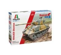 M4A3E8 Sherman Korean War Réservoir 1:3 5 Plastique Model Kit Italeri