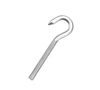 M4M5M6M8M10M12M14M16M18M20M22M24 304 A2 Acier inoxydable robuste Crochets à œil/Anneaux à vis for moutons(Open Hook,M4-10pcs)