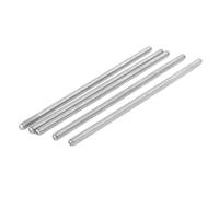 sourcing map Tige Filetée M4 x 100mm Acier Inoxydable 304, 5Pcs Boulons Filetés pour Projets de Bricolage