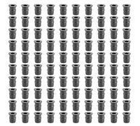 M5 Écrous en Caoutchouc, 5mm Écrou de Fixation de Pare-brise de Moto Métrique, Écrous de Puits M5 Fixations de Carénage Accessoires de Moto(100 Pièces)
