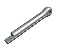 M5 goupilles fendues, 5X25mm diviser épingles, clips de fixation, attaches de goupilles de sécurité, raccord à pince droite pour automobile, machines, chariot de jardin, brouette (Pack of 10)