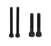 M5 M5*80/90/100 M5x80/90/100 12.9 Grade Acier Au Carbone Noir Filetage Complet DIN912 Boulon À Tête Creuse Allen Vis À Six Pans Creux(6Pcs M5x90)