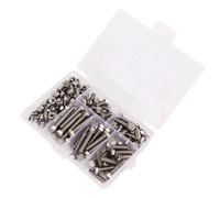 M5 Screw Nut Set,Hex Bolts Nut Set,304 Stainless Steel Bolts,M5 Bolt Nut Assortment Set,M5 Screw Fastener Kit,Stainless Steel Bolt Nut Set,M5 Screw Fastener Kit,M5 Screw Fastener Kit,304 Stainless Ste