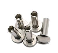 M5 Truss Tête Semi tubulaire Rivet, Staniless Acier, Lot 50, M5 x 14mm, Silver, 50
