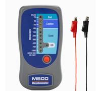 M500 Megohmmeter for Insulation Testing, 1000 Megohms At 500V, with Visual Display and Soft Carrying Case